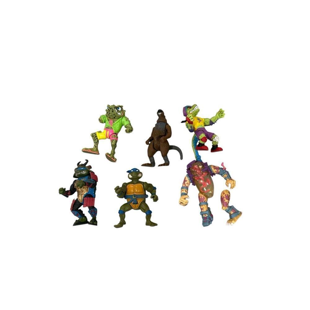 Vtg Teenage Mutant Ninja Turtles TMNT Villains‎ Lot of 6 Figures 1990s Playmates